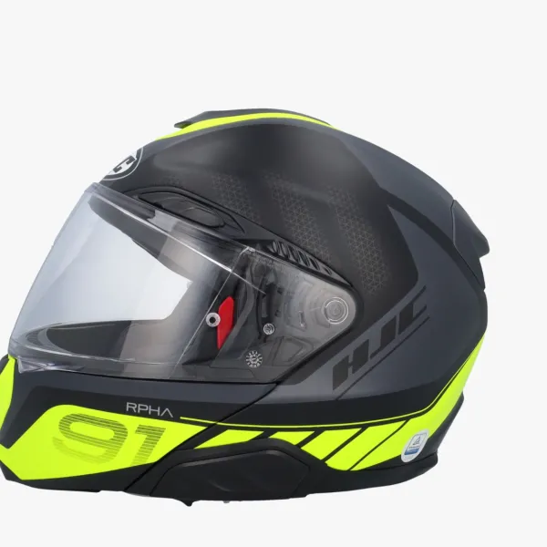 HJC Systeemhelmen|Helmen Met Zonnevizier-RPHA-91 Rafino Back/Yeow 178