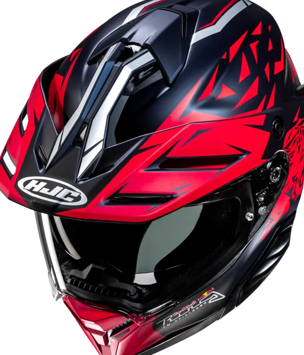 HJC Adventure Helmen|Helmen Met Zonnevizier-RPHA-60 Red Bu pieberg Red/Bue 352