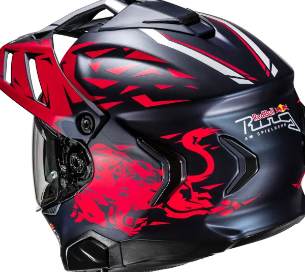 HJC Adventure Helmen|Helmen Met Zonnevizier-RPHA-60 Red Bu pieberg Red/Bue 352
