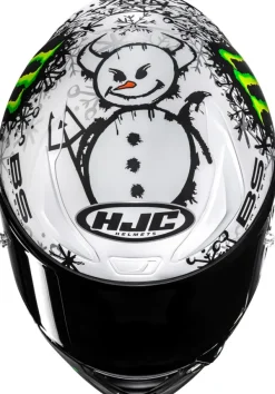 HJC Helmen Met Zonnevizier|Race Helmen-RPHA-1 V2 Carbon now Diabo White/Back 214