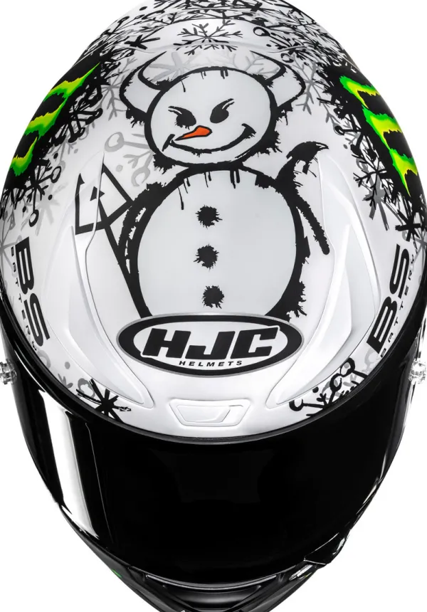 HJC Helmen Met Zonnevizier|Race Helmen-RPHA-1 V2 Carbon now Diabo White/Back 214