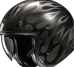 HJC Retro Helmen|Helmen Met Zonnevizier-V31 Firo Back/Grey 180