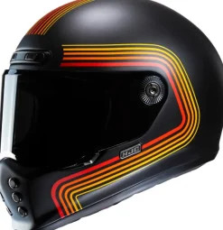 HJC Retro Helmen|Integraalhelmen-V10 Foni Back/Red