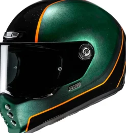 HJC Retro Helmen|Integraalhelmen-V10 Hodu Green/Back 410