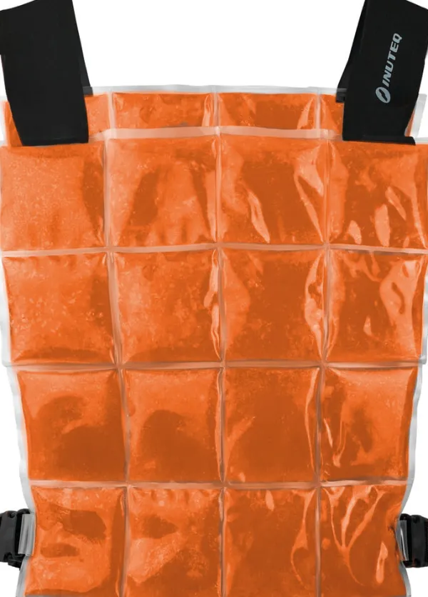 Inuteq Koelvesten-Biobased PCM Coolover (6,5c) Vest Orange 111