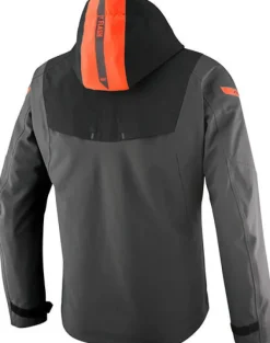 Ixon Motorjassen-Burning otorja Anthracite/Back/Neon Red 4062