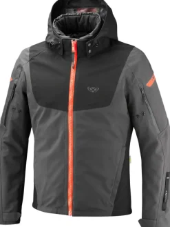 Ixon Motorjassen-Burning otorja Anthracite/Back/Neon Red 4062