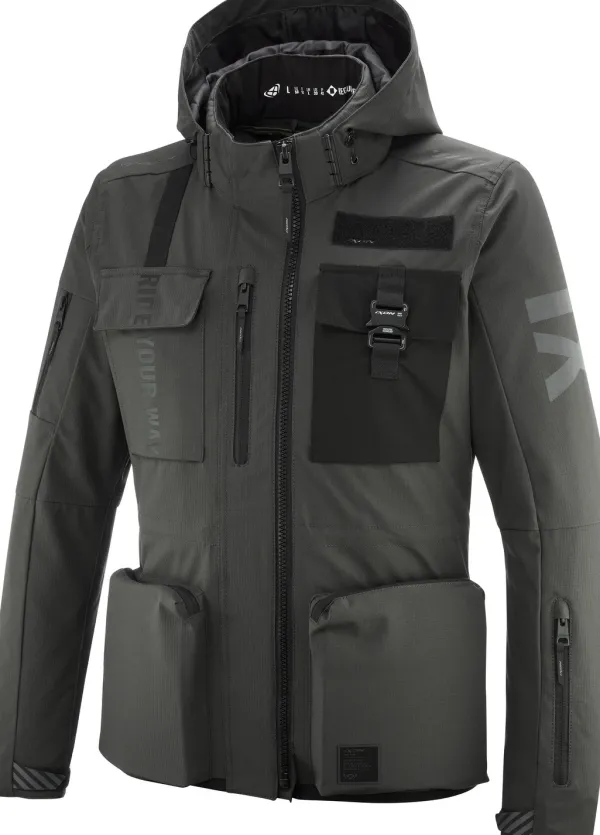 Ixon Motorjassen-Darkrie otorja Anthracite/Back