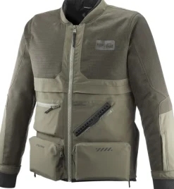 Ixon Motorjassen-Etna otorja Parka Khaki/Back 8010