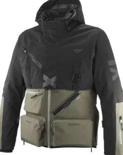 Ixon Motorjassen-Etna otorja Parka Khaki/Back 8010
