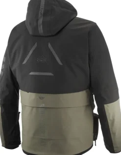 Ixon Motorjassen-Etna otorja Parka Khaki/Back 8010