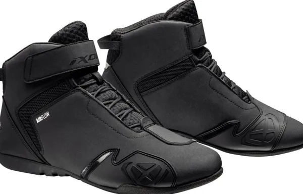 Heren Ixon Heren Motorschoenen-Gambler Shoes Black 1001