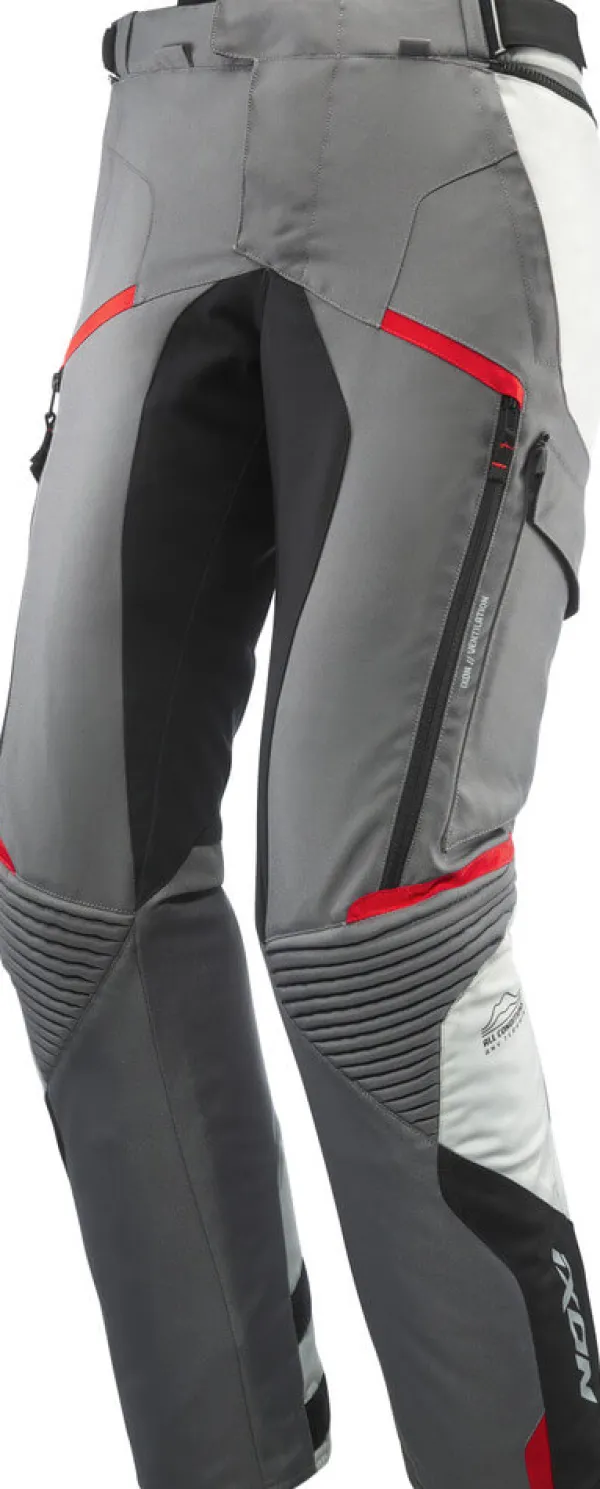 Ixon Motorbroeken-idgard otorbroek Grey/Back/Red 4033