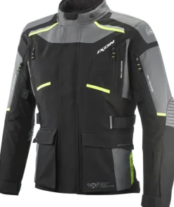 Ixon Motorjassen-idgard otorja Parka Back/Grey/Bright Yeow 1086