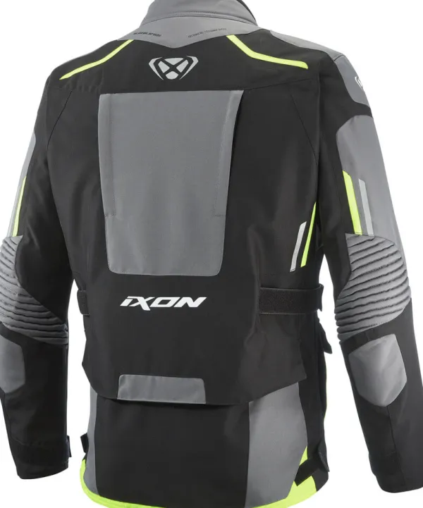 Ixon Motorjassen-idgard otorja Parka Back/Grey/Bright Yeow 1086