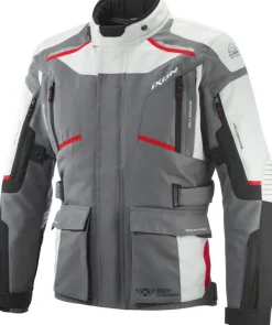 Ixon Motorjassen-idgard otorja Parka Grey/Back/Red 4033