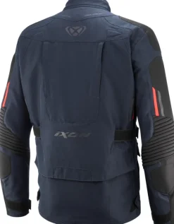 Ixon Motorjassen-idgard otorja Parka Navy/Bright Red 3045