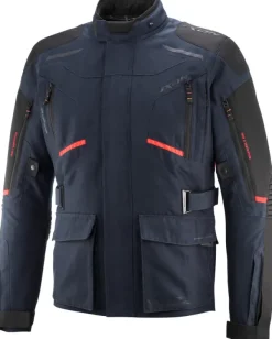 Ixon Motorjassen-idgard otorja Parka Navy/Bright Red 3045