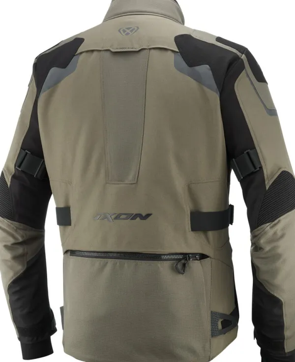 Ixon Motorjassen-Odin otorja Parka Khaki/Back 8010