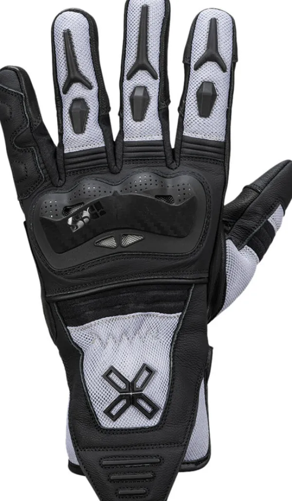 iXS Motorhandschoenen-Women Rapid-Air 1.0 Gloves Black/Grey
