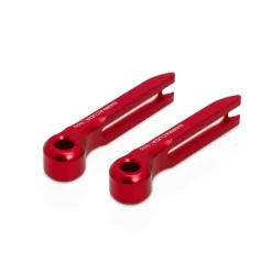 Barracuda Motor Onderdelen-Kit End Levers Aluminum Red (Pair) N1027/R