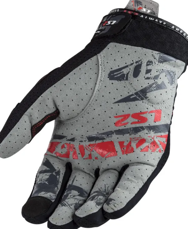 LS2 Motorhandschoenen-Chaki an Gove Back