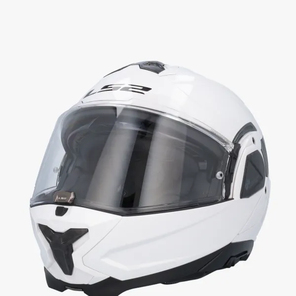 LS2 Systeemhelmen|Helmen Met Zonnevizier-FF910 Advant II oid White