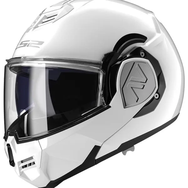 LS2 Systeemhelmen|Helmen Met Zonnevizier-FF906 Advant oid White 06