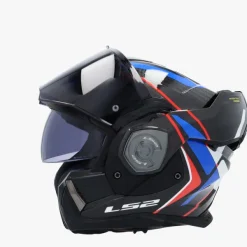 LS2 Systeemhelmen|Helmen Met Zonnevizier-FF901 Advant X Carbon Future Ii White Bue