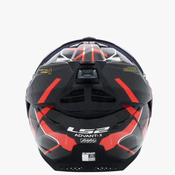 LS2 Systeemhelmen|Helmen Met Zonnevizier-FF901 Advant X Carbon Future Ii Red