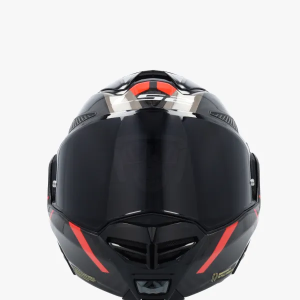 LS2 Systeemhelmen|Helmen Met Zonnevizier-FF901 Advant X Carbon Future Ii Red