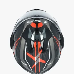 LS2 Systeemhelmen|Helmen Met Zonnevizier-FF901 Advant X Carbon Future Ii Red