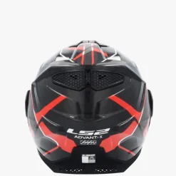 LS2 Systeemhelmen|Helmen Met Zonnevizier-FF901 Advant X Carbon Future Ii Red