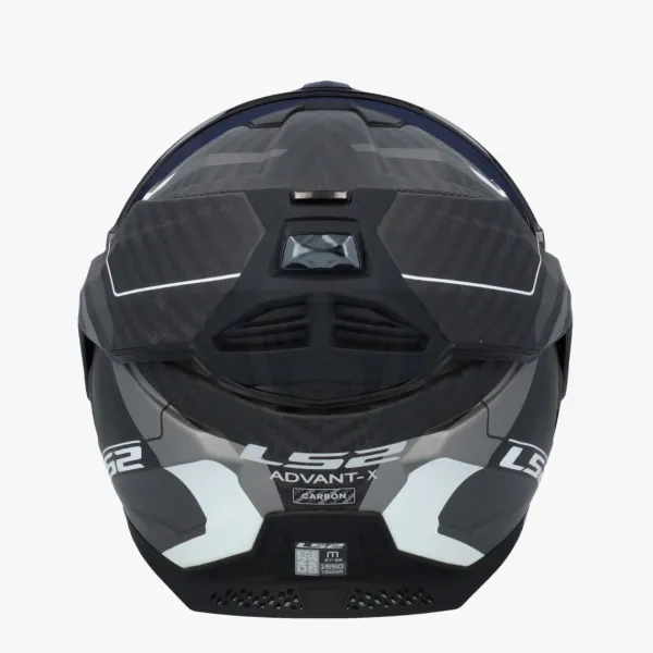 LS2 Systeemhelmen|Helmen Met Zonnevizier-FF901 Advant X Carbon Horizon iver Grey