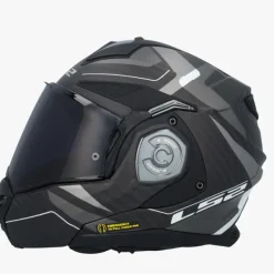 LS2 Systeemhelmen|Helmen Met Zonnevizier-FF901 Advant X Carbon Horizon iver Grey