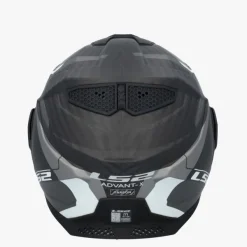 LS2 Systeemhelmen|Helmen Met Zonnevizier-FF901 Advant X Carbon Horizon iver Grey