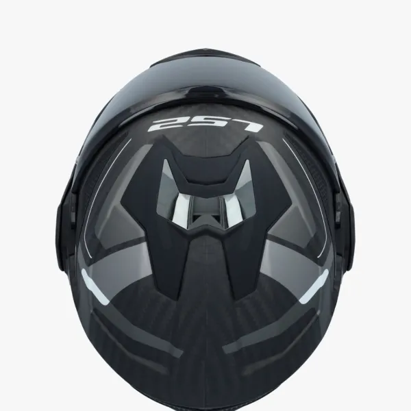 LS2 Systeemhelmen|Helmen Met Zonnevizier-FF901 Advant X Carbon Horizon iver Grey