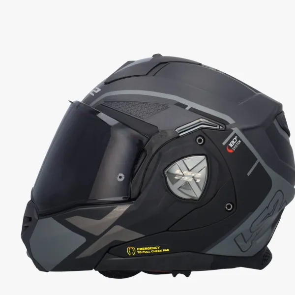 LS2 Systeemhelmen|Helmen Met Zonnevizier-FF901 Advant X etryk att Titaniu 06