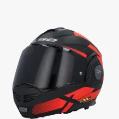 LS2 Systeemhelmen|Helmen Met Zonnevizier-FF901 Advant X Nova Back Red-06