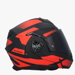 LS2 Systeemhelmen|Helmen Met Zonnevizier-FF901 Advant X Nova Back Red-06