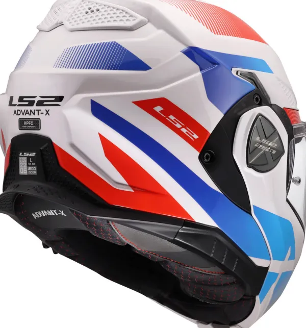 LS2 Systeemhelmen|Helmen Met Zonnevizier-FF901 Advant X Nova White Bue Red-06