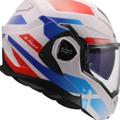 LS2 Systeemhelmen|Helmen Met Zonnevizier-FF901 Advant X Nova White Bue Red-06