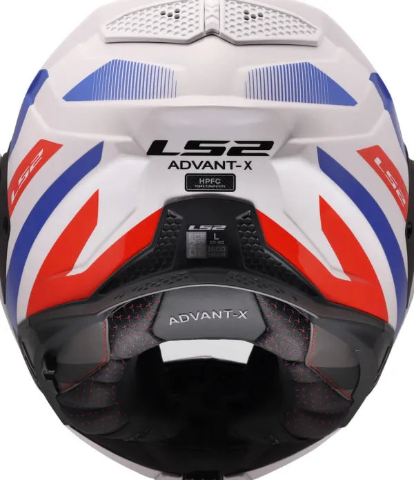 LS2 Systeemhelmen|Helmen Met Zonnevizier-FF901 Advant X Nova White Bue Red-06