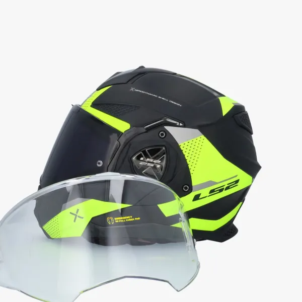 LS2 Systeemhelmen|Helmen Met Zonnevizier-FF901 Advant X Obivion att Back Fuo 06