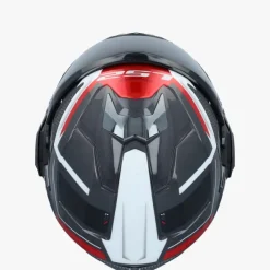 LS2 Systeemhelmen|Helmen Met Zonnevizier-FF901 Advant X pectru Back White Red 06