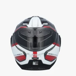 LS2 Systeemhelmen|Helmen Met Zonnevizier-FF901 Advant X pectru Back White Red 06