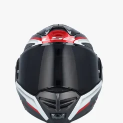 LS2 Systeemhelmen|Helmen Met Zonnevizier-FF901 Advant X pectru Back White Red 06
