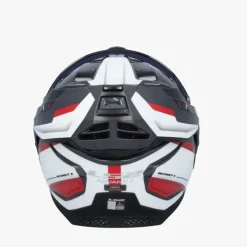 LS2 Systeemhelmen|Helmen Met Zonnevizier-FF901 Advant X pectru Back White Red 06