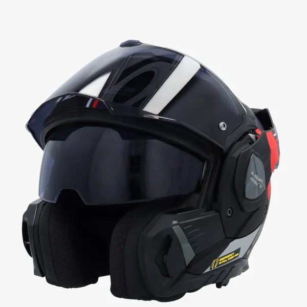 LS2 Systeemhelmen|Helmen Met Zonnevizier-FF901 Advant X Utra Bue Red