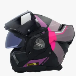 LS2 Systeemhelmen|Helmen Met Zonnevizier-FF901 Advant X Utra Grey Purpe